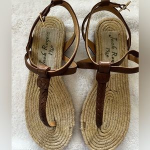 Jack Roger’s sandals, size 7.5, brown